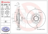 Brzdový kotouč BREMBO 09.9760.10 - IVECO
