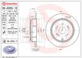 Brzdový kotouč BREMBO 08.A355.11