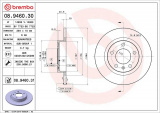 Brzdový kotouč BREMBO 08.9460.30 - OPEL