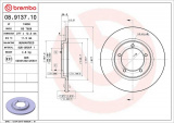 Brzdový kotouč BREMBO 08.9137.10 - DAIHATSU
