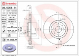 Brzdový kotouč BREMBO 09.5058.14 - FIAT