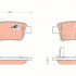 Sada brzdových destiček TRW GDB3337 - TOYOTA AVENSIS, COROLLA