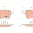 Sada brzdových destiček TRW GDB1565 - VOLVO XC90