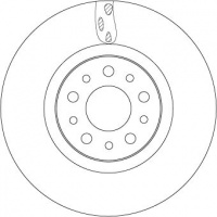 Brzdový kotouč TRW DF6933