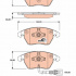 Sada brzdových destiček TRW GDB1807 -