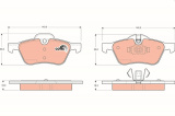 Sada brzdových destiček TRW GDB1476 - MINI COOPER ONE