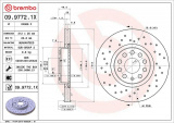Brzdový kotouč BREMBO 09.9772.1X