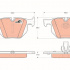 Sada brzdových destiček TRW GDB1727 - BMW 5 Sada brzdových destiček TRW GDB1727 - BMW 5