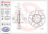 Brzdový kotouč BREMBO MAX 09.7628.75 - OPEL