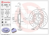 Brzdový kotouč BREMBO 09.4939.1X