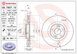 Brzdový kotouč BREMBO 09.7807.10 - RENAULT