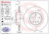 Brzdový kotouč BREMBO 09.C314.11 - BMW