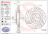 Brzdový kotouč BREMBO 09.B805.11 - MERCEDES-BENZ