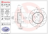 Brzdový kotouč BREMBO 08.5178.3X