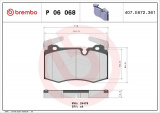 Sada brzdových destiček BREMBO P06068 - MINI