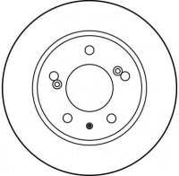 Brzdový kotouč TRW DF1109 - FIAT
