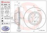 Brzdový kotouč BREMBO 09.9355.10 - BMW