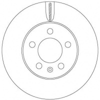 Brzdový kotouč TRW DF6584