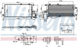 Chladič klimatizace NISSENS 94722
