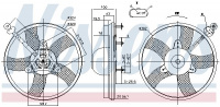 Ventilátor chladiče NISSENS 85759
