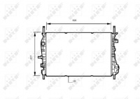 Chladič, chlazení motoru NRF (53741)