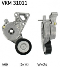 Napínací kladka, žebrovaný klínový řemen SKF VKM 31011