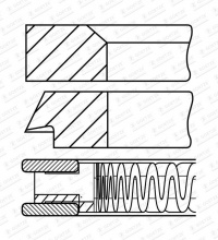 Sada pístních kroužků GOETZE 08-782600-00