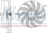 Ventilátor chladiče NISSENS 85638