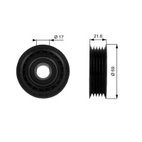Vratná / vodící kladka GATES (GT T36189) - MERCEDES-BENZ