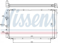 Chladič motoru NISSENS 63796 Chladič motoru NISSENS 63796