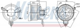 Vnitřní ventilátor NISSENS 87259