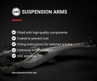 Řídící páka, zavěšení kol A.B.S. 211280