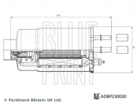 Palivový filtr BLUE PRINT ADBP230030
