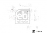 Řídící páka, zavěšení kol FEBI 179214