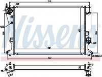 Chladič motoru NISSENS 64695