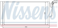 Chladič klimatizace NISSENS 940118