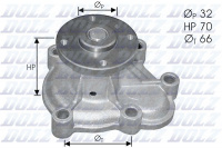 Vodní pumpa DOLZ O130 - OPEL Vodní pumpa DOLZ O130 - OPEL