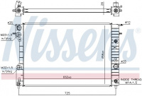 Chladič motoru NISSENS 63072A