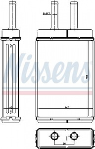 Výměník tepla NISSENS 77506 Výměník tepla NISSENS 77506