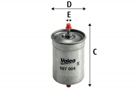 Palivový filtr VALEO 587004 