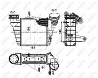 Chladič turba NRF 30476 Chladič turba NRF 30476