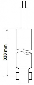 Tlumič pérování KYB 344459