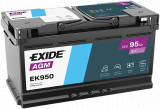 Autobaterie EXIDE EK950 95AH 850A 253x175x190