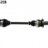 Hnací hřídel SKF VKJC 5208