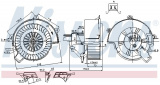 Vnitřní ventilátor NISSENS 87083