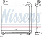 Chladič motoru NISSENS 64857A