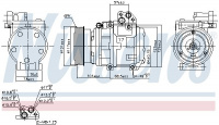 Kompresor klimatizace NISSENS 890234 Kompresor klimatizace NISSENS 890234