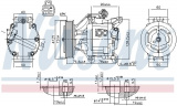 Kompresor klimatizace NISSENS 890323