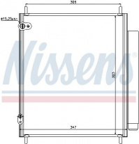 Chladič klimatizace NISSENS 940284 Chladič klimatizace NISSENS 940284