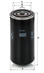 Palivový filtr MANN WK929X (MF WK929X) - DAF